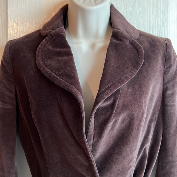Banana Republic Brown Velvet Jacket - Picture 2 of 6